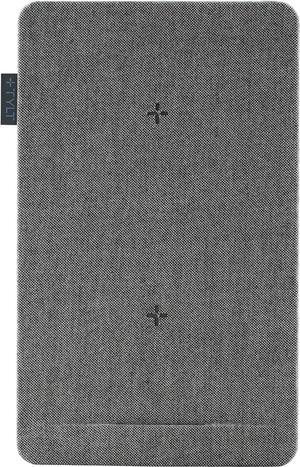 Tylt Mat Wireless Charging Mat | Fastest Dual Wireless Charger | Premium Fabric Slim Design - Color: Gray