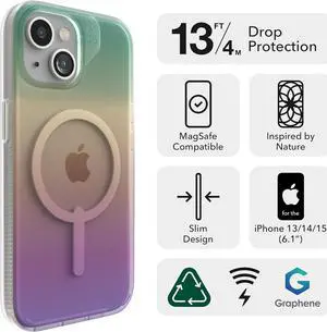 Zagg Milan Snap Iridescent  Case - iPhone 15/14/13