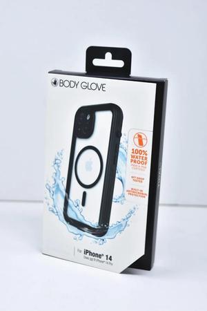 Body Glove Tidal Waterproof Case with Magsafe For iPhone 14 - Clear/ Black