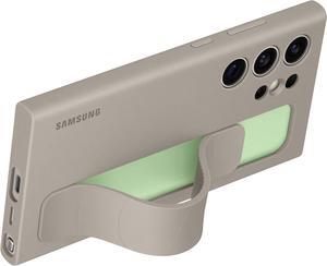 Samsung Standing Grip Smartphone Case EF-GS928 for Galaxy S24 Ultra, Phone Case, Finger Holder, Slim Design, Taupe