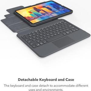 ZAGG Pro Keys Wireless Keyboard & Detachable Case for iPad Pro 12.9 - Backlit Keys, Apple Pencil Holder, 6.6ft Drop Protection