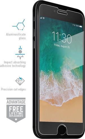 BodyGuardz - Pure 2 Glass Screen Protector for Apple iPhone 6/6s/7/8 (NOT Plus) - CASE Friendly