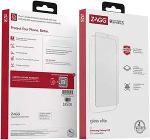 Zagg Invisible Shield Glass Elite Biometric Screen Protector - Samsung Galaxy S23
