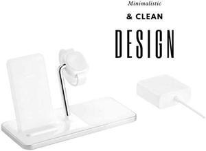 Ubio Labs 3-in-1 Wireless Charging Stand for iPhone, Apple Watch & Airpod