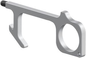 Fellowes Touchless Key - Touchless Key - Tough-Free Multi-Purpose Door Opener and Stylus Silver