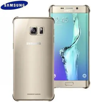 Official Samsung Galaxy S6 Edge Plus Clear Cover Case - Gold