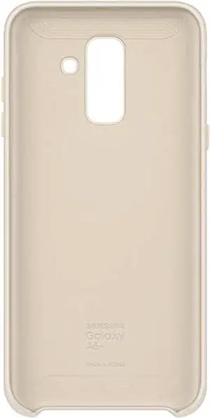 Samsung Galaxy A6+(2018) Dual Layer Cover l Color Gold
