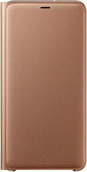 Samsung Original Folio Wallet Cover Case for Galaxy A7 2018 - Gold