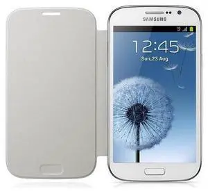 Samsung Galaxy Grand Flip Cover - white