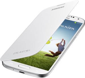 Samsung Galaxy S4 Flip Cover Folio Case (White)