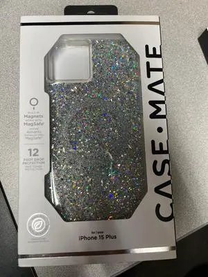 Case-Mate iPhone 15 plus magnets work with magsafe Twinkle Case