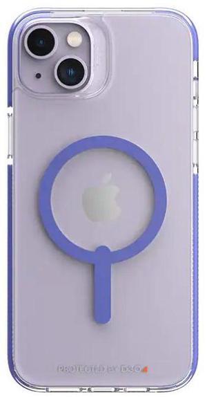 Zagg Gear4 Piccadilly Snap Periwinkle with Magsafe Purple Case for iPhone 14 Plus (iPhone 6.7 2022) 5G