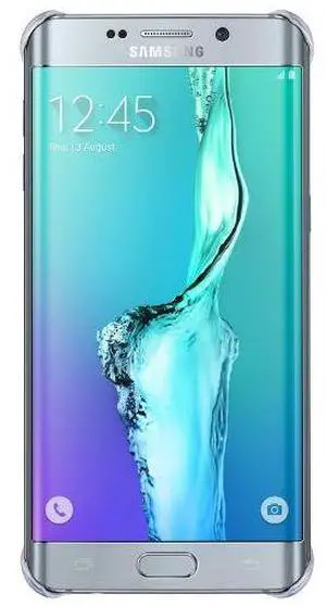SAMSUNG Galaxy S6 edge + Glossy Cover I Color: Silver
