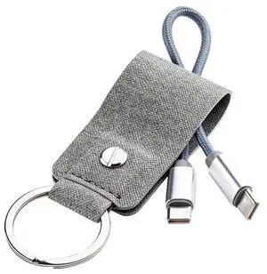 Tylt Keychain USB-C To USB-C Portable Keychain Cable