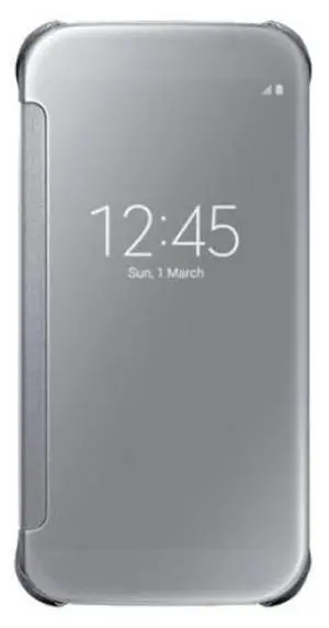 Samsung Galaxy S6 Clear View Cover I Color: Black
