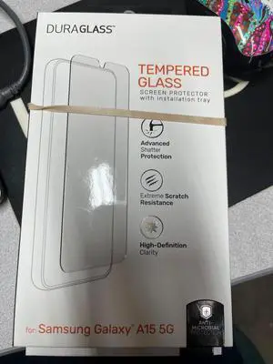DuraGlass Tempered Glass Screen Protector for Samsung Galaxy A15 5G