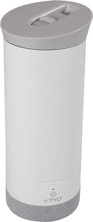 Tylt Drink Speaker Mug Hydration Mug + Bluetooth Speaker Cream