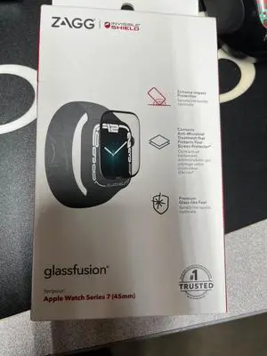 Zagg Glass Fusion Screen Protector Anti-Microbial - Apple Watch Series 7 (45mm)