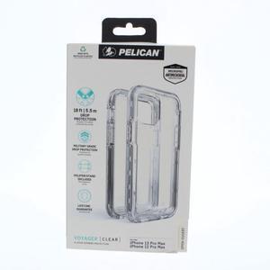 Pelican NEW Case FIT Apple iPhone 13 Pro Max, iPhone 12 Pro Max Voyager Clear