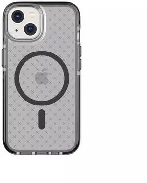 Tech 21 EVO CHECH FLEXSHOCK Built - In Protection 16 FT 4.9M Multi - Drop Impact Tested Magsafe Compatible Black Case For i phone 6.1"