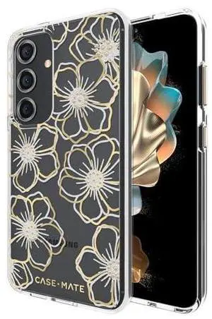 Case-Mate Hard Case for Samsung Galaxy S24 Smartphones - Floral Gems