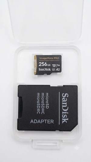 SanDisk 256GB ImageMate PRO microSDXC UHS-1 Memory Card with Adapter - C10, U3, V30, 4K UHD, A2 Micro SD Card - SDSQXBD-256G-AW6KA SanDisk 256GB ImageMate PRO microSDXC UHS-1 Memory Card with Adapter - C10, U3, V30, 4K UHD, A2 Micro SD Card - SDSQXBD-256G-AW6KA
