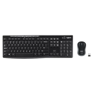 Logitech MK270 Full Size Wireless Keyboard and Mouse Combo - Black Logitech MK270 Full Size Wireless Keyboard and Mouse Combo - Black