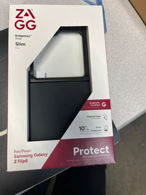 Zagg Bridgetown Snap Magnetic Black Case - Samsung Galaxy Z Flip6 Zagg Bridgetown Snap Magnetic Black Case - Samsung Galaxy Z Flip6