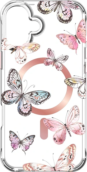 Karma by Body Glove Pink Butterflies with MagSafe Case - iPhone 16 Plus Karma by Body Glove Pink Butterflies with MagSafe Case - iPhone 16 Plus