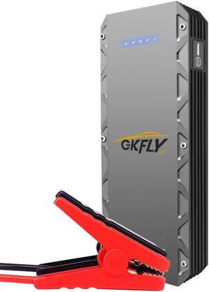 2023 NEW GKFLY 3000A Portable Car Jump Starter for Up to 10.0L Gas or 8.0L Diesel Engine 12V Lithium Car Battery Starter Power Pack Dual USB 60W PD Quick Charging Built-in Led Bright Light