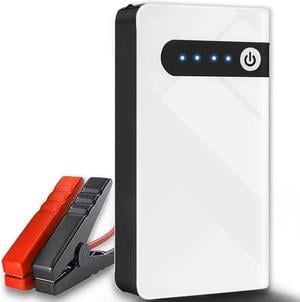 GKFLY 08 Car Jump Starter 12000mAh Car Battery Booster for Up to 5L Gas 3L Diesel Engines 12V Portable Car Battery Charger with USB Port LED Flashlight Jumper Cable