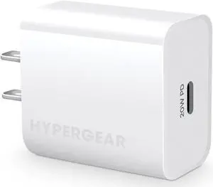 Hypergear 20W White USB-C PD Wall Charger Hub