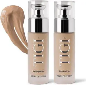 TIGI Cosmetics Tinted Primer, Medium (Pack of 2)