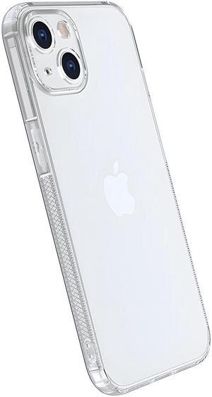 Honfomy Case for iPhone 12/13 Pro Max Non-Slip Soft Clear TPU with Full Lens Protection, Anti-dust Plug, Anti-bumping Design