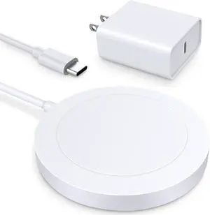 Magnetic Wireless Charger, Wireless Charging Pad Magnetic Charger with USB-C 20W PD Adapter Compatible with iPhone 13/12/12 mini/12 pro/12 pro max, AirPods 2/Pro and All QI-Enable Devices Magnetic Wireless Charger, Wireless Charging Pad Magnetic Charger with USB-C 20W PD Adapter Compatible with iPhone 13/12/12 mini/12 pro/12 pro max, AirPods 2/Pro and All QI-Enable Devices