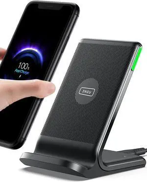 Wireless Charger, 15W Qi-Certified Fast Wireless Charging Stand with Sleep-Friendly Adaptive Light Compatible with iPhone 13 12 Pro XR XS 8 Plus Samsung Galaxy S21 S20 Note 20 10 Google LG etc. Wireless Charger, 15W Qi-Certified Fast Wireless Charging Stand with Sleep-Friendly Adaptive Light Compatible with iPhone 13 12 Pro XR XS 8 Plus Samsung Galaxy S21 S20 Note 20 10 Google LG etc.