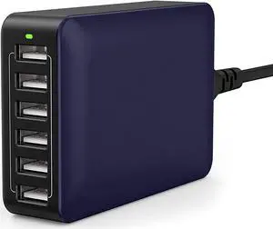 USB Charger 60W USB Charging Hub 12A 6-Port Desktop USB Charging Station with Multiple Port Compatible with iPhone 13 Pro Max Mini 12 Pro Max 11 X SE, iPad Pro Air Galaxy S21 Edge Note Tablet USB Charger 60W USB Charging Hub 12A 6-Port Desktop USB Charging Station with Multiple Port Compatible with iPhone 13 Pro Max Mini 12 Pro Max 11 X SE, iPad Pro Air Galaxy S21 Edge Note Tablet