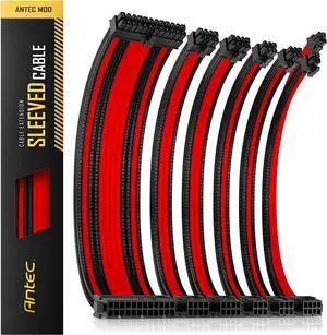 Power Supply Sleeved Cable /24pin ATX /4+4pin EPS /8-pin PCI-E /6pin PCI-E PSU Extension Cable Kit 30cm Length with Combs Power Supply Sleeved Cable /24pin ATX /4+4pin EPS /8-pin PCI-E /6pin PCI-E PSU Extension Cable Kit 30cm Length with Combs