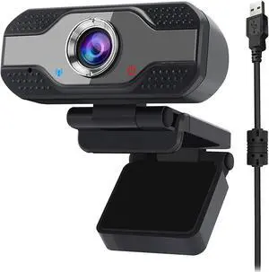 Webcam for PC, USB Camera with Microphone Plug Play Built-in Mic Full Ultra HD 1080P Web Camera Video Cam Video Calling Conferencing Streaming for Desktop/Computer/Mac/Laptop/MacBook Webcam for PC, USB Camera with Microphone Plug Play Built-in Mic Full Ultra HD 1080P Web Camera Video Cam Video Calling Conferencing Streaming for Desktop/Computer/Mac/Laptop/MacBook