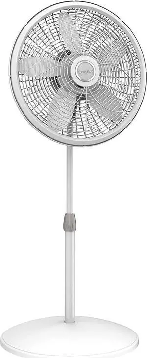 1820 18? Elegance & Performance Adjustable Pedestal, White-Features Oscillating Movement Tilt-back Fan Head, 2.3 1820 18? Elegance & Performance Adjustable Pedestal, White-Features Oscillating Movement Tilt-back Fan Head, 2.3