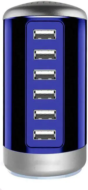 Universal USB Charger 6-Port Desktop USB Charging Station Hub with Smart Identification Technology for Phone,Tablets,and More Universal USB Charger 6-Port Desktop USB Charging Station Hub with Smart Identification Technology for Phone,Tablets,and More