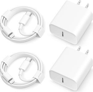 iPhone 13 12 Fast Charger Apple MFi Certified 2Pack USB C Wall Charger Super Quick 20W PD Adapter with 6FT Charging Cable Compatible with iPhone 131211 Pro MaxMiniProXRiPad