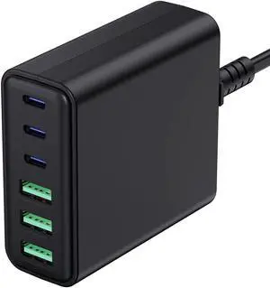 USB C Fast Charger, 90W 6 Port USB C Charging Station, Portable Fast USB C Wall Charger PD Adapter 3 USB C and 3 QC USB A for All iPad, iPhone 13 12 11 Max Mini, Pixel Samsung Galaxy USB C Fast Charger, 90W 6 Port USB C Charging Station, Portable Fast USB C Wall Charger PD Adapter 3 USB C and 3 QC USB A for All iPad, iPhone 13 12 11 Max Mini, Pixel Samsung Galaxy