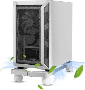 Computer Tower Stand, Adjustable Mobile CPU Stand with Rolling Caster Wheels, Premium PC Tower Stand Holder for Floor Carpet Gaming PC Case Computer Tower Stand, Adjustable Mobile CPU Stand with Rolling Caster Wheels, Premium PC Tower Stand Holder for Floor Carpet Gaming PC Case