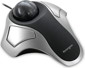 New Kensington Orbit Trackball Mouse, Wired USB Easy Thumb Control Trackball Mouse, Ergonomic Design with Smooth Tracking, Optical Gaming Sensor