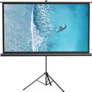 Projector Screen with Stand,100 inch Indoor Outdoor PVC Movie Projection Screen 4K HD 16: 9 Wrinkle-Free Design for Backyard Movie Night(Easy to Clean, 1.1Gain, 160° Viewing Angle & A Carry Bag) Projector Screen with Stand,100 inch Indoor Outdoor PVC Movie Projection Screen 4K HD 16: 9 Wrinkle-Free Design for Backyard Movie Night(Easy to Clean, 1.1Gain, 160° Viewing Angle & A Carry Bag)