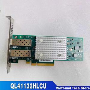 For QLGC Pcie X8 10 Gigabit Network Card With Dual Electrical Ports QL41132HLCU
