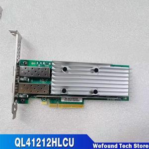 For QLGC 10G 25G SFP2810 Gigabit Network Card With Dual Electrical Ports PCIE X8 Interface QL41212HLCU