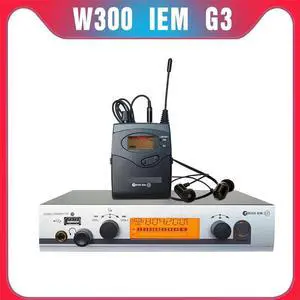 Wireless stage monitoring headphones - a wireless headphone for live stage performance monitoring W300 IEM G3