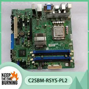 For Supe-rmicro Industrial control motherboard C2SBM-RSYS-PL2 REV:1.21 PL35Q